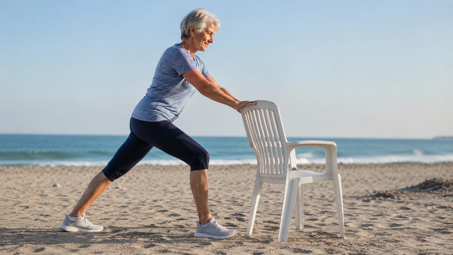 El sencillo ejercicio que ayuda a los mayores de 65 años a mejorar la flexibilidad de las piernas