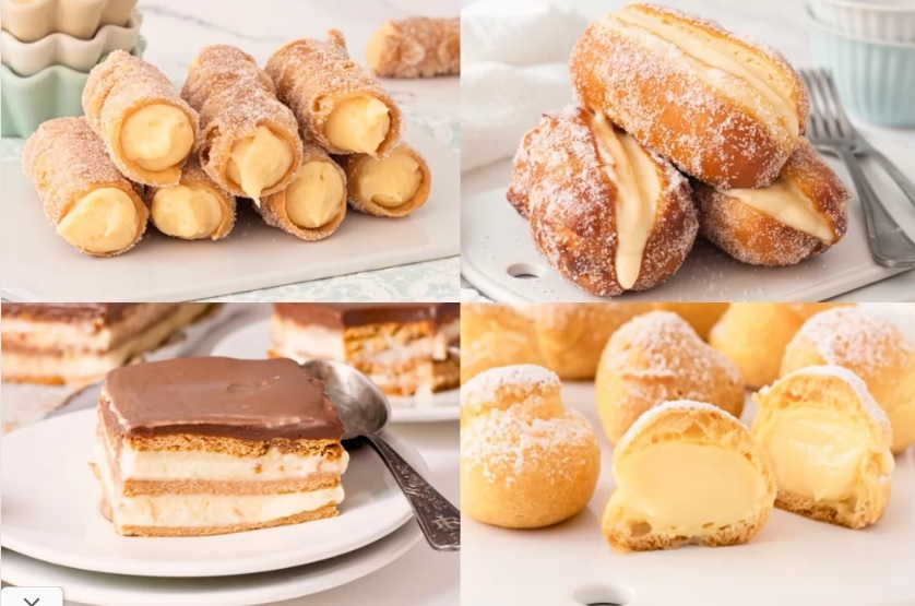 Las mejores recetas con crema pastelera