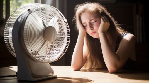 Truco para que el ventilador enfríe todo el hogar cuando no funciona el aire acondicionado
