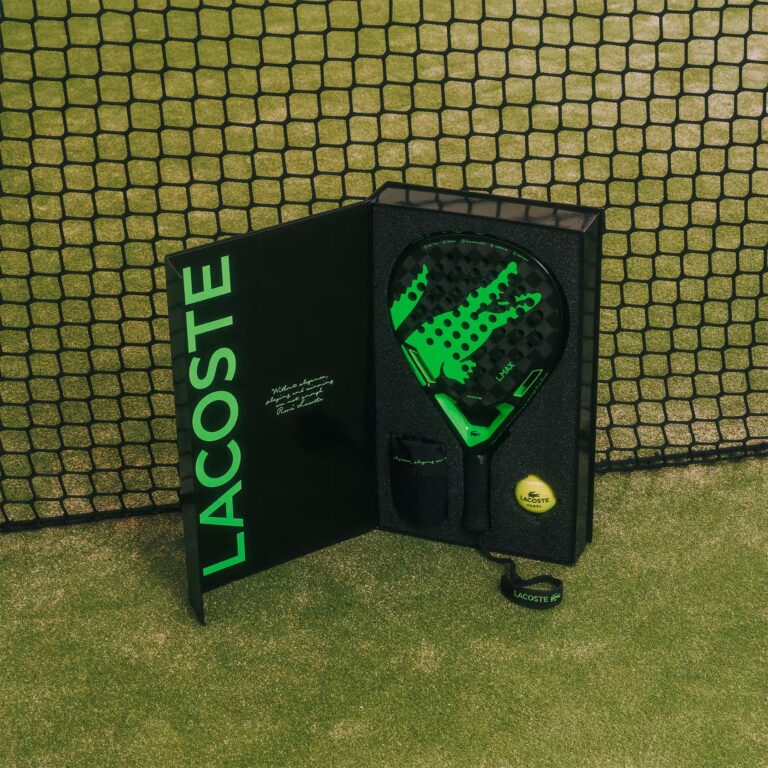 Lacoste entra en el pádel con su primera colección técnica: palas L.MAX y L.SOFT