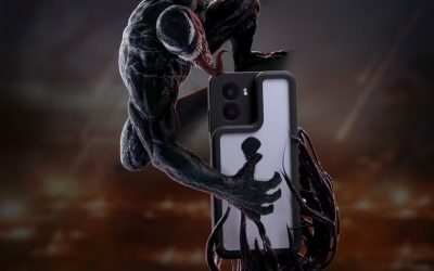 Parece que está vivo, pero es el nuevo teléfono de temática Venom para celebrar el próximo gran estreno de Sony